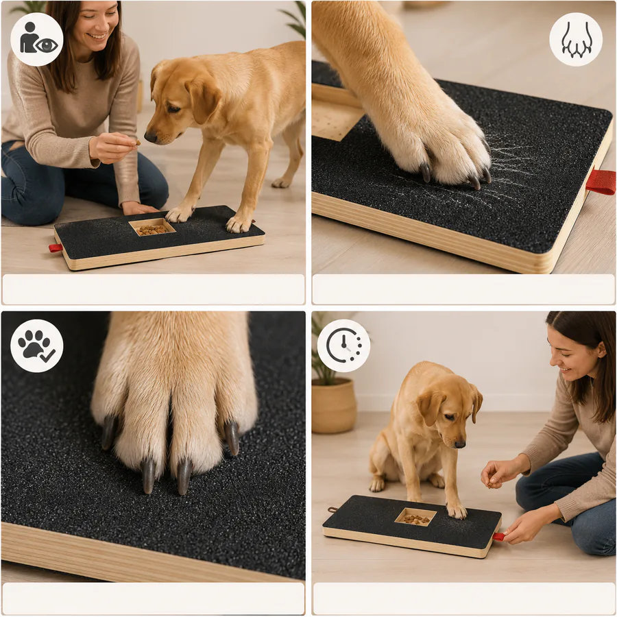Supervised setup guidance for gradual front-nail filing