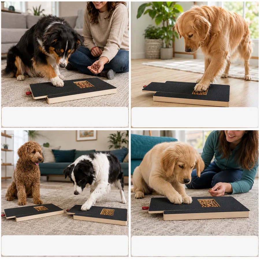 PawTrim Reward Board routines for different dogs and households